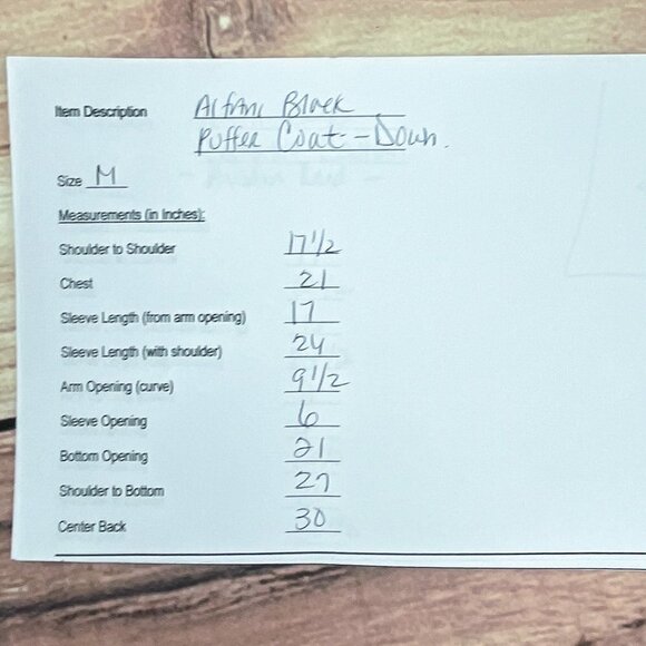 Alfani Black Down Puffer Hooded Jacket, Size: M - Picture 6 of 6